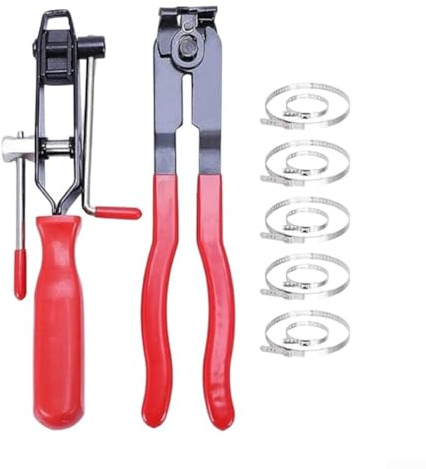 Ensemble de pinces de serrage pour bottes CV, pinces de serrage d'oreille avec kit de colliers de serrage pour tuyau automobile, outil d'essieu, outils de bandage de joints pour voitures