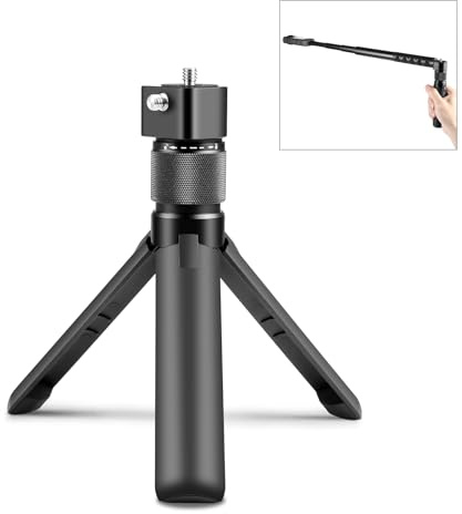 PULUZ Insta 360 X4/X3 Bullet Time Handstativ Drehgriff für DJI Pocket 3 / GoPro, Desktop-Stativ, Action-Kamera, Selfie-Stick