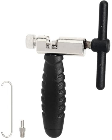Crozgan Universal Bike Chain Breaker Cutter Tool | Bicycle chain link remover repair tool; widely compatible with 7, 8, 9, 10, 11 speed road and mountain cycling chains