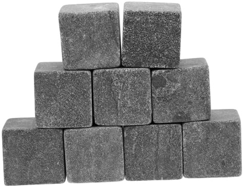 Cabilock Pierres Réutilisables Granit Pour Boissons Glaçons Résistants à Usure Pour Vin Et Boissons Pierres à Vin Réutilisables