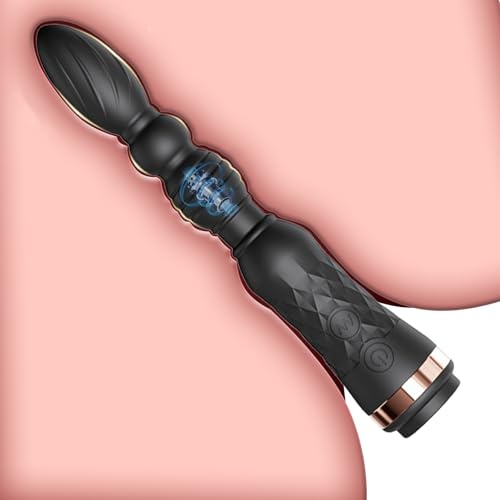 Vibrator Male Sex Toys Anal Beads Butt Plug Silicone Adult Toys with 10 Vibration Modes Anal Sex Toys for Couples & Massager Games for Men, Women and Couple