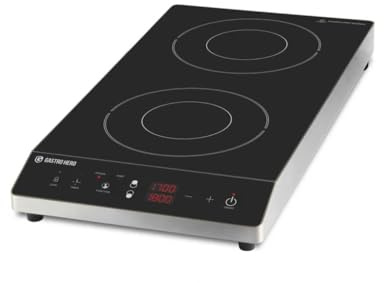 GastroHero Doppel Induktionskochfeld 3500 W, IKE2V35