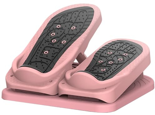 Stepper da scrivania - Mini Stepper Mini regolabile per esercizi a casa, esercizi per le gambe stando seduti con pedali massaggianti antiscivolo