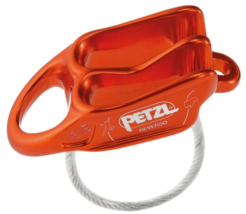 PETZL - Sicherungsgerät REVERSO - Unisex, Rot, Einheitsgröße
