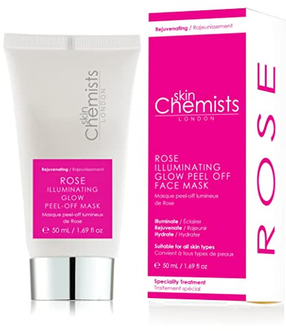 Skin Chemits Rose Peel Off Maske, Anti Aging Mask, um abgestorbene Hautzellen zu entfernen und einen jugendlichen und glatteren Teint zu erhalten 50ml