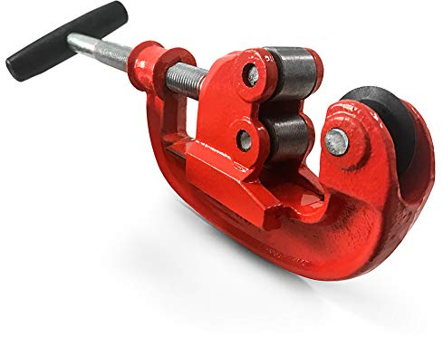 QWORK® Robuster Rohrschneider, 1/8-inch (3 mm) bis 2-inch (50 mm) Leitungsschneider für Schneiden von Edelstahl, Stahl, Kupferrohr, PVC Aluminium