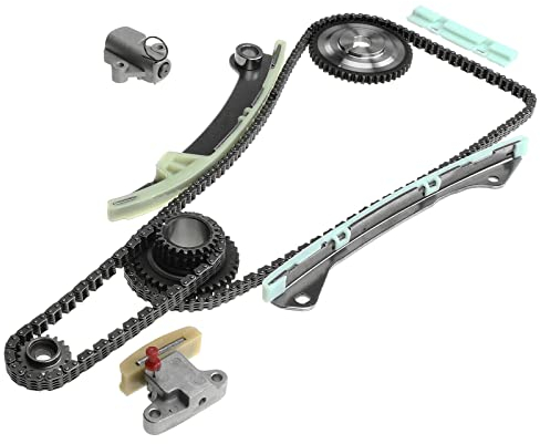 Frankberg Steuerkettensatz Kompatibel mit Qashqai +2 I J10 JJ10E NJ10 Tiida C11 SC11 X-Trail T31 1.8L 2.0L 2007-2013 130281KC0A