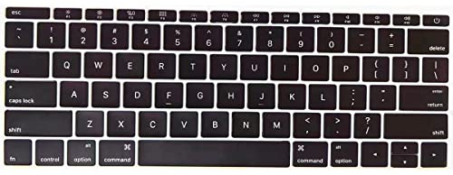 Replacement Keyboard Keycaps Keys,Full Set of US Keycaps QWERTY Fit for MacBook Pro 13/15 Model A1706 A1707 A1708 2016-2017 Year for MacBook 12 Model A1534 2017 Year EMC 3099