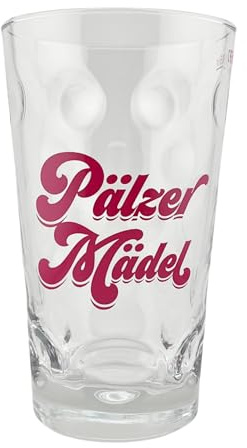 Pfalz Schorle Edition Pälzer Mädel Dubbeglas - Das Schorleglas für eine echte Pfälzerin (0,5 L)