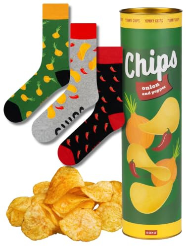 soxo Calcetines Hombre & Mujer Pizza - Caja Regalo Kebab 35-45 | Best friend, Thank you, tela de algodón, sorpresa de cumpleaños, longitud de la tripulación, rango de tallas, moda para niños