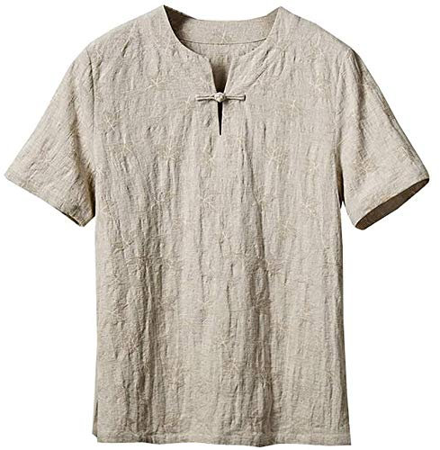 BankiE Tai Chi-Kleidung, bedruckt, für Herren, Damen, Jungen, Damen, traditionelle chinesische Kampfkunst, Wing Chun, Boxen, Karate, Leinen, Taekwondo-Kleidung, Geschenk (B XL) (AM)