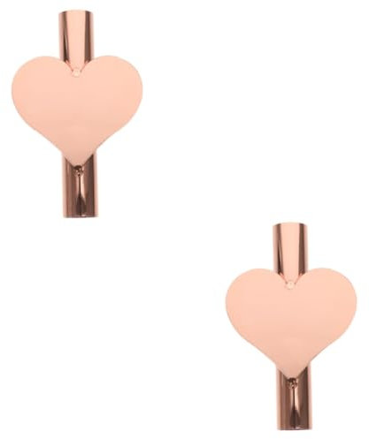 POPETPOP 2stücke Herzförmiger -blumenrohr-vase Aus Moderne Wanddekoration Für Hochzeiten Und Partys Für Frische Und Künstliche Blumen