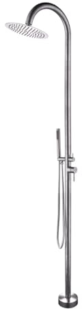 Gartendusche Gardena Außendusche Inklusive Einer Schwalldusche und Handbrause Gartendusche Edelstahl Freistehend für Gärten, Pools Usw. Geeignet