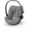 CYBEX Gold Babyschale Cloud G i-Size Plus, Inkl. Neugeboreneneinlage, Ab Geburt bis ca. 24 Monate, Für Kinder ab 40 cm bis 87 cm, Max. 13 kg, Stone Grey