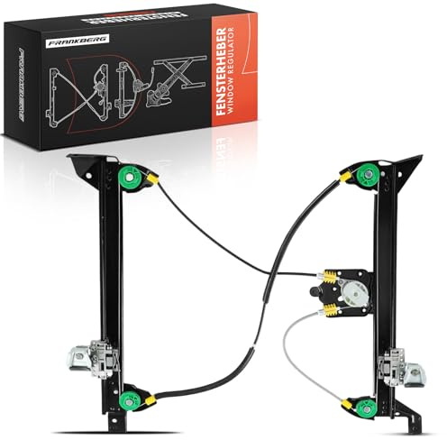 Frankberg Mécanisme de Lève-vitre Électrique avec Komfortfunktion Avant Gauche Compatible avec M.e.g.a.n.e II Coupé-Cabriolet EM0/1 Cabriolet 2003-2009 Remplacer# 8201010930