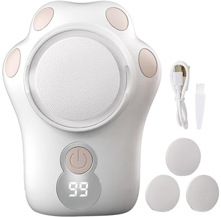 Racloir électrique pour pieds | Grattoir à talon pour talons fissurés, rechargeable santé et beauté avec 3 vitesses réglables pour la peau craquelée