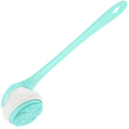 FRCOLOR Spazzola Per Corpo Elettrica Per Doccia Schiena Spazzola Scrub in Silicone Velocità Regolabili Per Lavaggio Corpo Profondo e Pulizia Facile