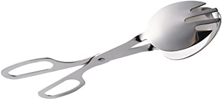 Healifty Pince à Salade Acier Inoxydable pour Buffet Service de Cuisine et Pâtisseries Robuste et pour Servir Salades Fruits et Plats