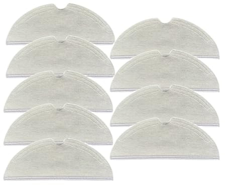 Wischtücher, Lappen, Kompatibel Mit Roborock, S5 Max, S6 Pure, S6 Maxv, S5 S51, Kompatibel Mit Xiaowa, E25, E35, Staubsaugerteile, Einfach Zu Installieren(9PCS)