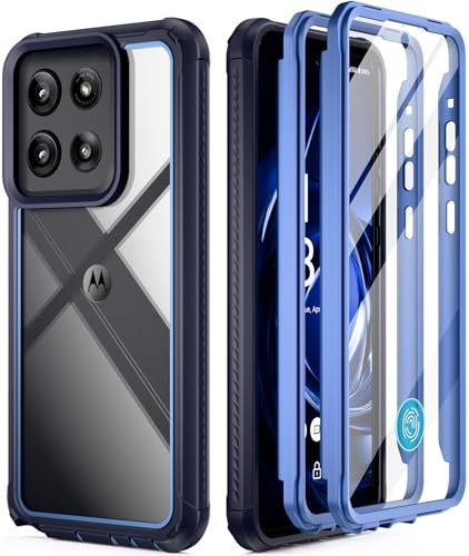 Poetic Guardian - Funda para Motorola Moto G Stylus 5G 2026 [protector de pantalla funciona con identificación de huellas dactilares] [prueba de caídas de grado militar de 20 pies], cubierta híbrida