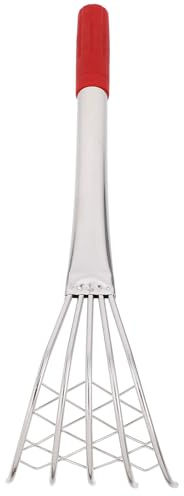 Kichvoe Rastrello per Vongole in Acciaio Inossidabile Multifunzionale Design Unico, Strumento Ergonomico per Scavare Conchiglie e Pulizia Giardino All'aperto