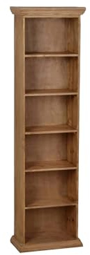 MiaMöbel DVD-Regal Mexico Möbel 39x144x22 cm Landhausstil Massivholz Pinie Honig