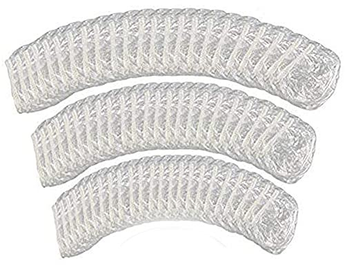 esowemsn 100pcs Disposable Clear Waterproof Ear Covers for Shower, Hair Dyer and Salon Ear Protector Caps Fits Men and Women