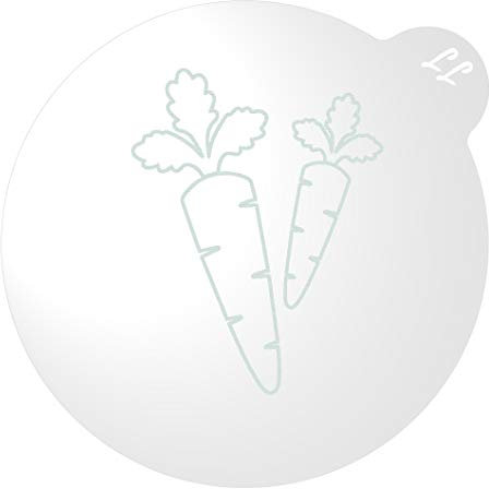 LissieLou Keksstempel, Oster-Karotten, Frohe Ostern, Fondant-Stempel, transparent, 1 Paar