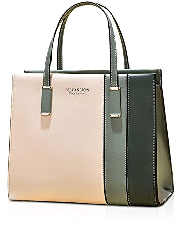 FANDARE Elegante Umhängetaschen Damen Schultertasche Verstellbare Frauen Handtasche PU Leder Wasserdicht Mittelgroß Büro Schule Einkauf Arbeitstasche Reisen Henkeltaschen
