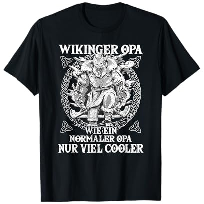 Nordische Mythologie Wikinger Opa Nordmann & Wikinger T-Shirt