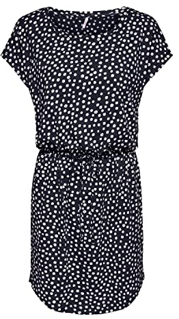 Only Onlmay Life S/S Dress Noos Vestito, Blu (Night Sky/Lea Flower), S Donna