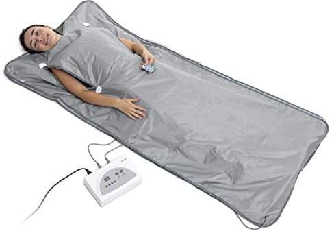 Couverture de Sauna à Chaleur Infrarouge Lointain Bedna InnovaGoods, Gris, Baby