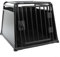 MaxxPet Hundebox Auto Faltbar - 1 Tür - Transportbox Katze & Hund - Hundetransportbox Auto - Hundetragetasche - Reise & transport für Hunde - Aluminium Pro - 76x84x69 cm