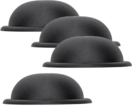 Milageto 4 Kofferfüße Fuß Koffer Seite Füße Reparatur Gepäck Studs Gepäck Füße Pads Zubehör für Gepäck Taschen Reisetaschen, Stil B