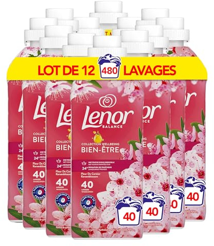 Lenor Weichspüler - Kirschblüte - 12 x 40 Wäschen - Vorteilspackung