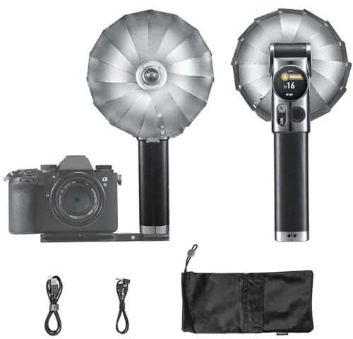 Godox Lux Master Retro-TTL-Touchscreen-Kamerablitz, GN25, 460 Blitze mit voller Leistung, 6000 K–300 K CCT, S1/S2 optische Steuerung 2,4 G für Sony, Canon, Nikon, Fuji, Olympus Kameras