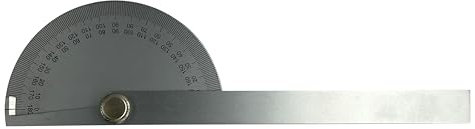 RS PRO Nonius Winkelmesser 0-180° 195 mm mit Schmiege, metrisch/zöllig, Stahl