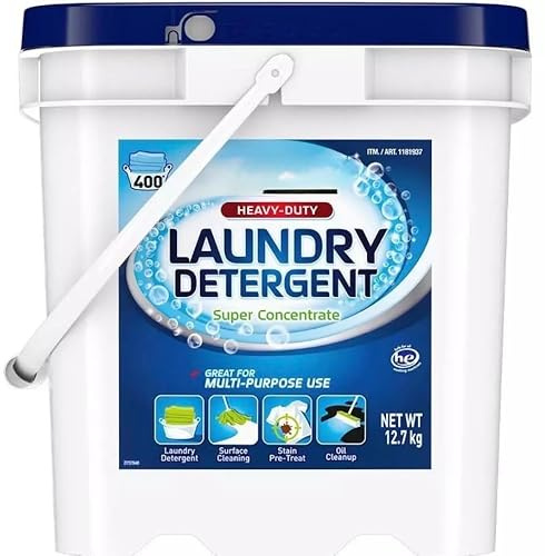 KIRK Maximum Clean Non-Bio Laundry Detergent – 400 Washes, 12.7kg for Soft, Fresh, and Sensitive Skin-Friendly Laundry