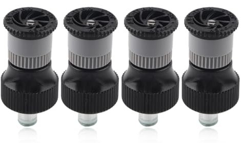 Begrabene Sprinkler, G1/2in DN15 weiblicher Faden vergrabener Wasserdüsen Verstellbarer Bewässerungsgarten Sprinklerköpfe Adapter für Rasenhof Pflanzer