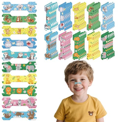 Bandes nasales pour enfants, pansements nasaux anti-ronflements, dispositif anti-ronflement, bande nasale pour respirer, bandelettes nasales pour mieux respirer, bandelettes nasales contre les