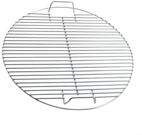 Gettimore Griglia di cottura rotonda, 44,5 cm, in acciaio inox, parte di ricambio per barbecue Weber, 47 cm