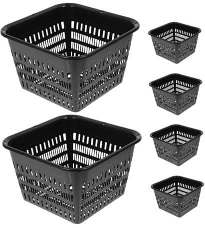 JOINPAYA 6 Piezas Canastas de Plantación Hidropónica Macetas de de Reutilizables para de Plantas y Verduras Diseño Ventilado para