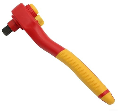 FUBESK Chiave isolata professionale, valutazione 1000 V, manico in TPE, 38 unità, progettata per la sicurezza elettrica (6,3 mm)