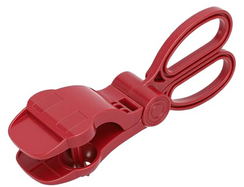 Pssopp Altri Utensili da e Accessori Materiale ABS Resistente all'usura Design a Doppia Apertura Snocciolatore Portatile per Nocciolo di Ciliegia per Pasticceria Strumento per Rimuovere Buche (rosso)