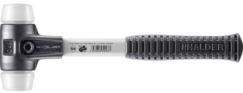 SIMPLEX-Schonhammer, Superplastik; mit verstärktem Tempergussgehäuse und Fiberglasstiel | D=40 mm | 3707.040