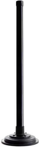 KUMA Heavy Duty Magnetic Pole Mount | No Drill Magnet Base for Caravan WiFi, TV Aerials & CB Radio | 450mm Weatherproof Mast for Off Grid Lighting, Boat Cameras, Truck Hazard Beacons & Flags