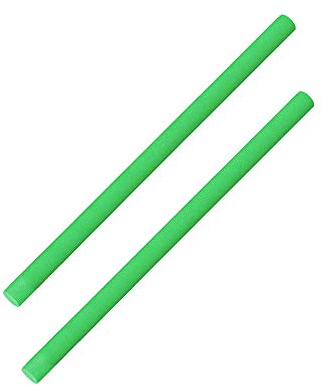 Comfy Schwimmnudel Poolnudel Ø 6,7 cm, 160 cm lang (Grün, 2 Poolnudeln)