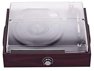 HUIBBGO Tourne-disques rétro, Radio AM FM 33/45/78 TR/Min, phonographe rétro à 3 Vitesses, Gramophone BT4.2, Platine Vinyle à entraînement par Courroie