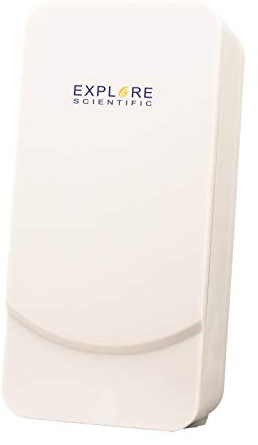 Explore Scientific ST1002 Sensore wireless per temperatura, Montaggio a parete o con supporto da tavolo, Compatibile con Explore Scientific - RPW3008, Bianco