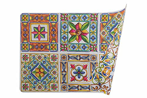 Villa d'Este Home Tivoli Juego de 6 manteles Individuales rectangulares Reversibles